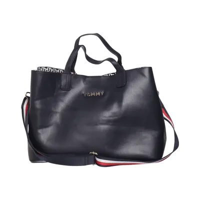 Handtas (Blauw) van Tommy Hilfiger Polyurethaan