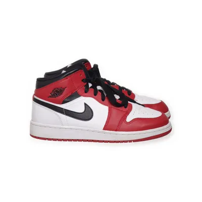 Sneakers (1 Mid) van Nike Air Jordan Leer