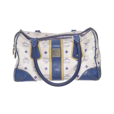 Handbag (White, Blue, Yellow) from MCM