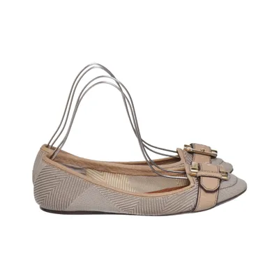 Ballerina's (Beige) van Burberry Leer