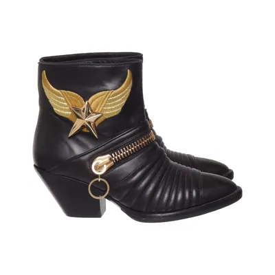 Bottes à talons (Noir) de Giuseppe Zanotti Cuir