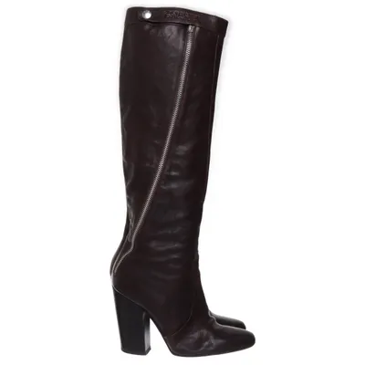 Laarzen (Bruin) van Chanel Leer