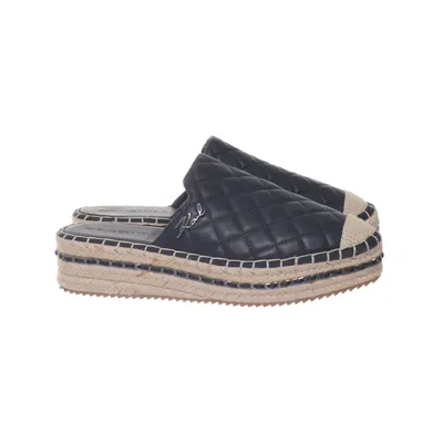 Slip-ins (Black, Beige) from Karl Lagerfeld Leather