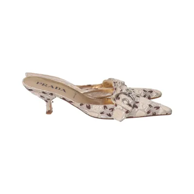 Mules (Beige, Flerfarvet) fra Prada