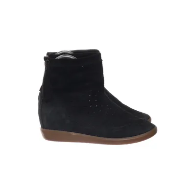 Enkellaarzen (Blauw) van Isabel Marant Leer