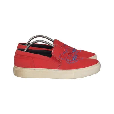 Slip-ons (Tiger) from Kenzo Cotton, Leather