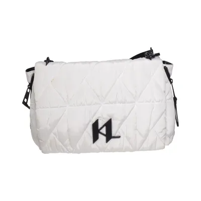 Sac à bandoulière (Blanc) de Karl Lagerfeld Polyuréthane, Polyester recyclé