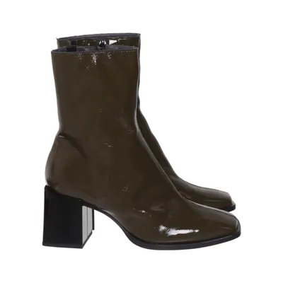 Bottes à talons (Vert) de Jonak Cuir