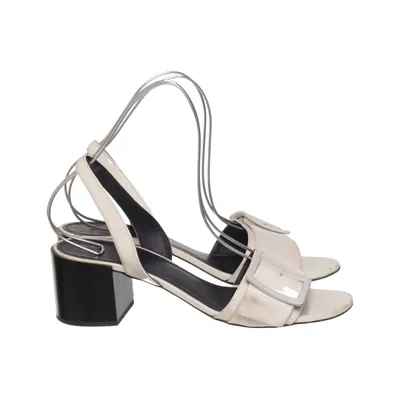 Muiltjes (Beige) van Jil Sander Leer