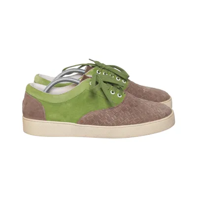 Baskets (Vert, Marron) de Bottega Veneta