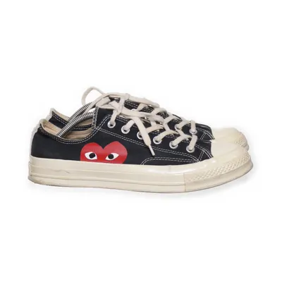 Tygskor (Svart) från Comme des Garçons PLAY x Converse