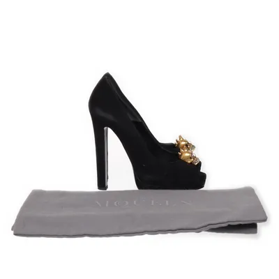 Klackskor (Svart) från Alexander McQueen Mocka