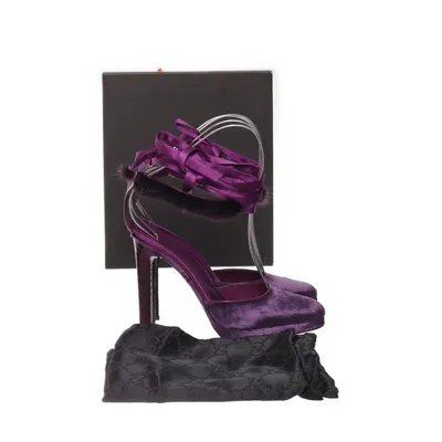 Højhælede sko  (Lilla) fra Gucci Læder