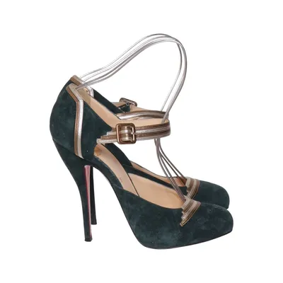 High heels (Green) from Christian Louboutin Leather