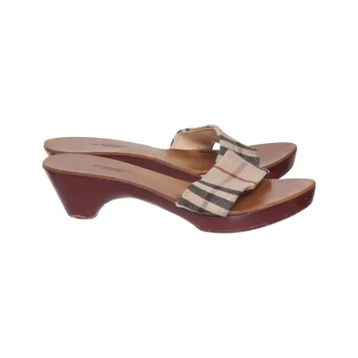 Sabots (Beige, Multicolore) de Burberry