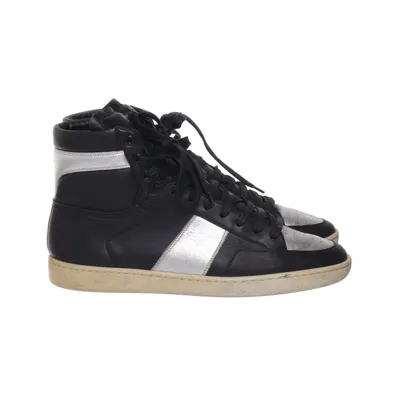 Boots (Svart, Silverfärgad) från Saint Laurent Skinn