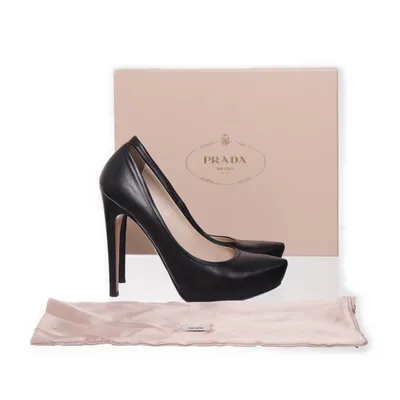 Pumper (Sort) fra Prada Læder