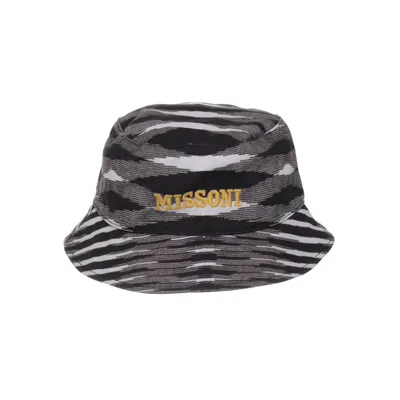 Bøllehat (Sort, Flerfarvet) fra Missoni Bomuld