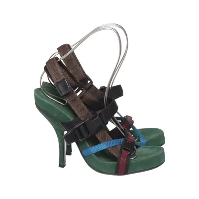 Sandaletter (Grön, Flerfärgad) från Prada Skinn