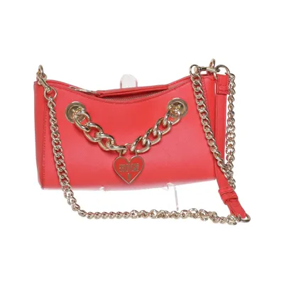 Umhängetasche (Rot, Gold) von Versace Jeans Couture Polyester, Polyurethan