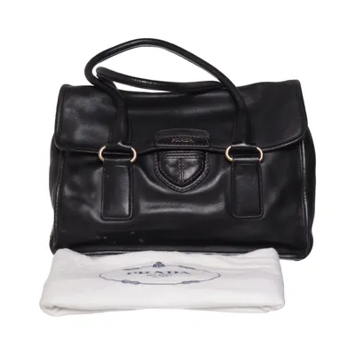 Handbag (Black) from Prada Leather