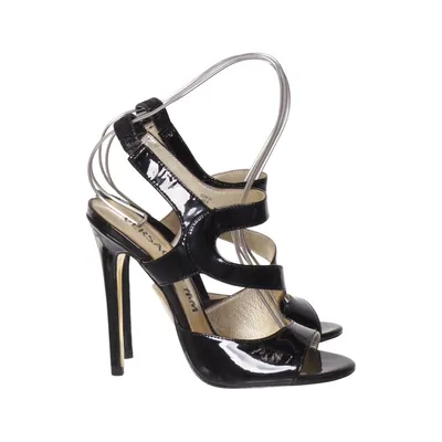 Sandaletten (Zwart) van Versace for H&M Leer