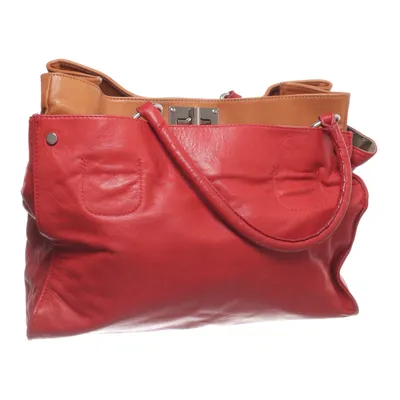 Handväska (Röd, Brun) från La Borsa Skinn