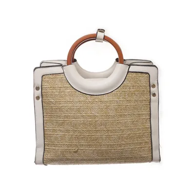 Håndtaske (Beige, Hvid) fra Dune London