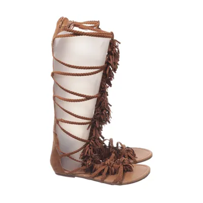 Gladiator sandals (Brown) from Just Fab