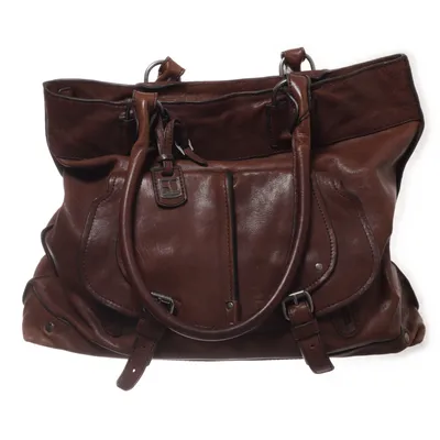 Handbag (Brown) from Boss Orange Leather