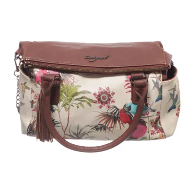 Handbag (Brown, Multicolored) from Desigual
