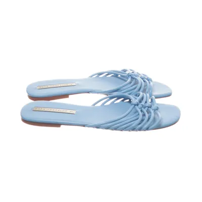 Slip-ins (Blue) from Zara Trafaluc Faux leather