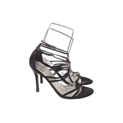 Sandales à talons hauts (Noir) de Stuart Weitzman Cuir