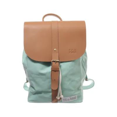 Backpack (Turquoise, Brown) from Fitz & Huxley
