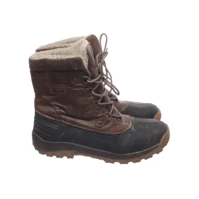 Laced boots (Brown, Black) from Zero Polyester