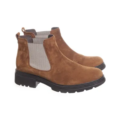 Chelsea boots (Bruin) van Gabor Leer