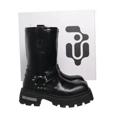 Boots (Dominique Leather, Black) från Eytys Skinn