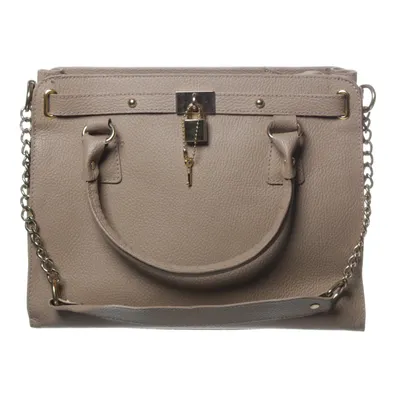 Handväska (Beige) Skinn