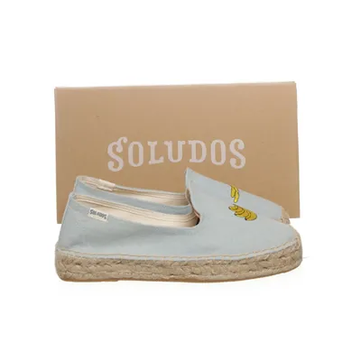 Espadrilles (Banana Embroidered Platform Smoking Slipper) de Soludos