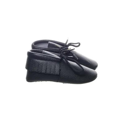 Mocassins (Little Camper, Black) van Baby Mocs Imitatieleer
