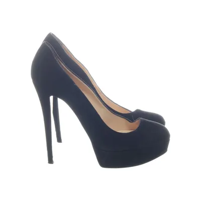 Hakken (Zwart) van Christian Louboutin Suède