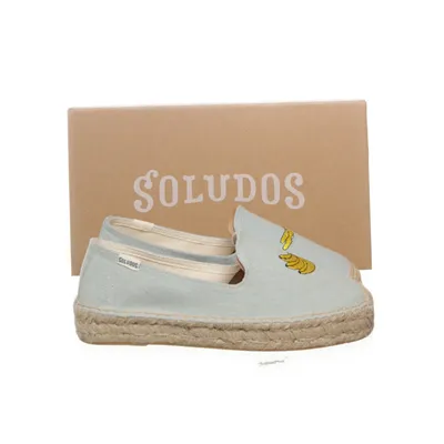 Espadrilles (Banana Embroidered Platform Smoking Slipper) de Soludos
