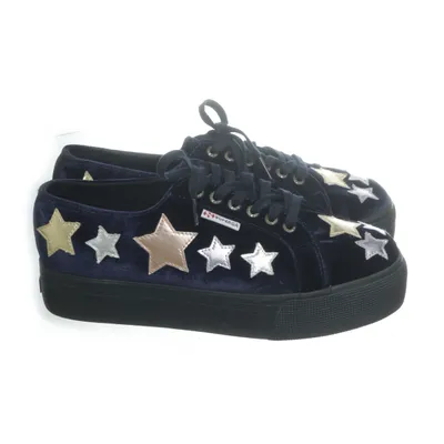 Superga best sale svart velour