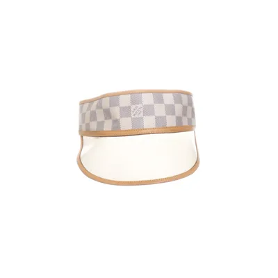 Skärm (Beige, Flerfärgad) från Louis Vuitton Bomull, Skinn, Polyester