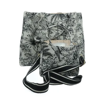 Axelremsväska (Vit, Svart) från H&M Bomull, Polyester