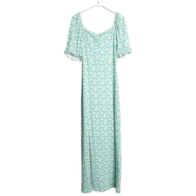 Dress (Green, White) from Legit Elastane, Polyester