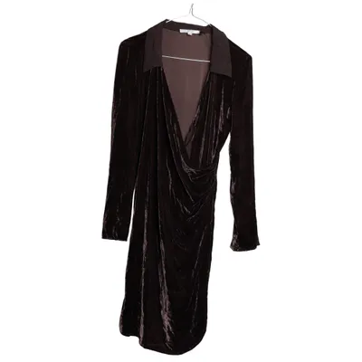Slå-om-kjole (Brun) fra Tone Barker Silk Silke