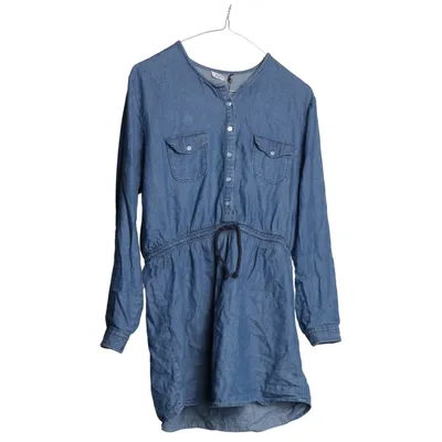 Denim jurk (Blauw) van Pink &Blue Katoen