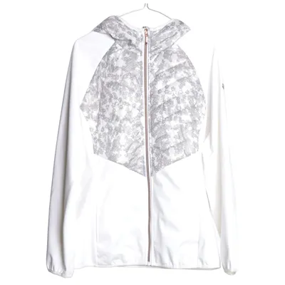 Hoodie (White, Multicolored) from Raiski Polyamide, Polyester