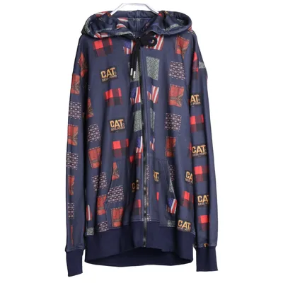 Huvtröja (Blå, Flerfärgad) från Caterpillar